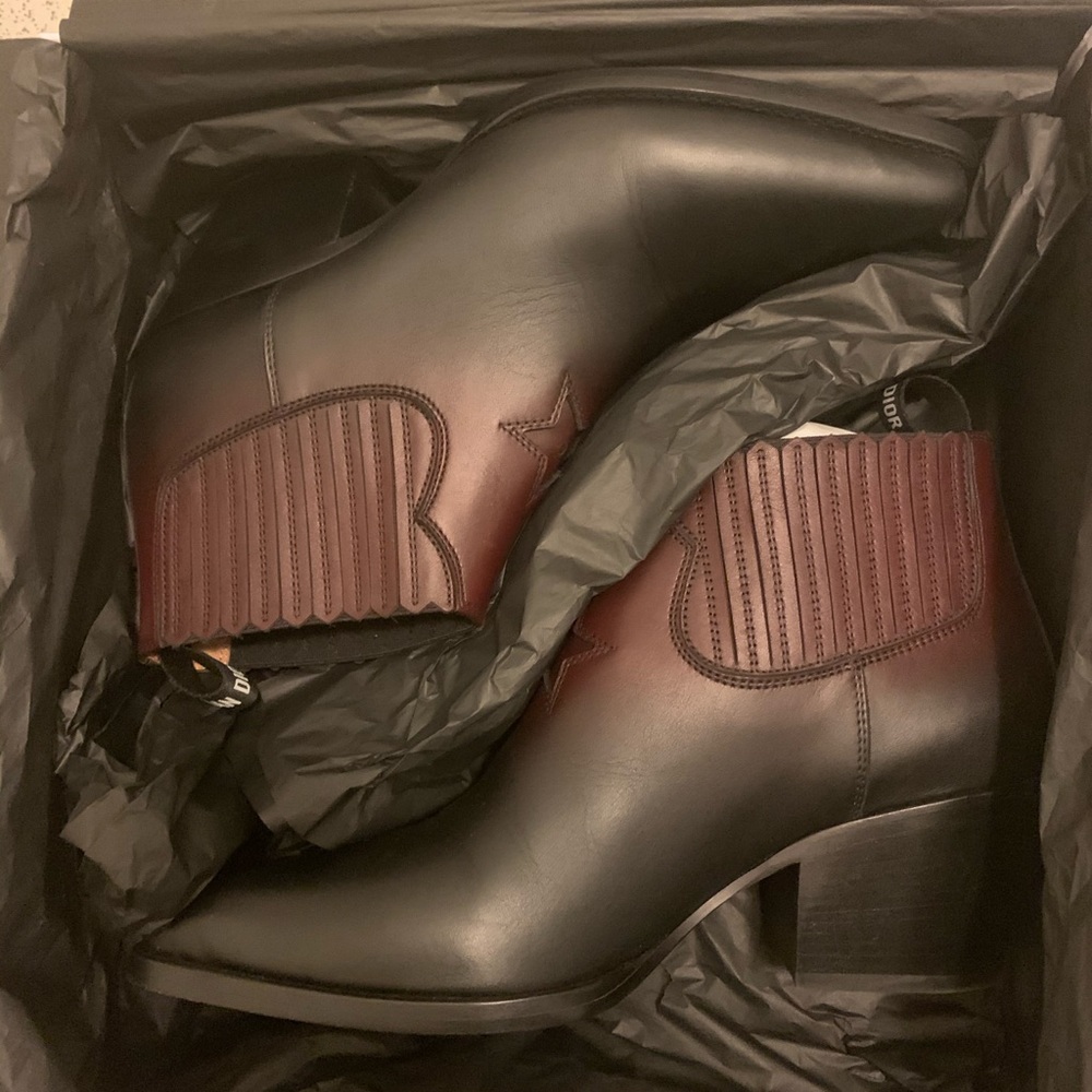 Dior LA Ombre Ankle Cowboy Boots